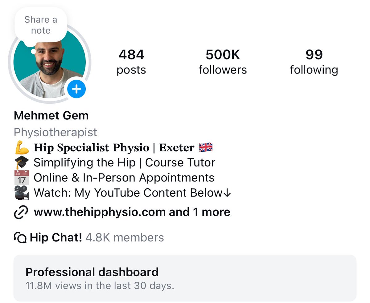 Mehmet Gem | The Hip Physio tweet media
