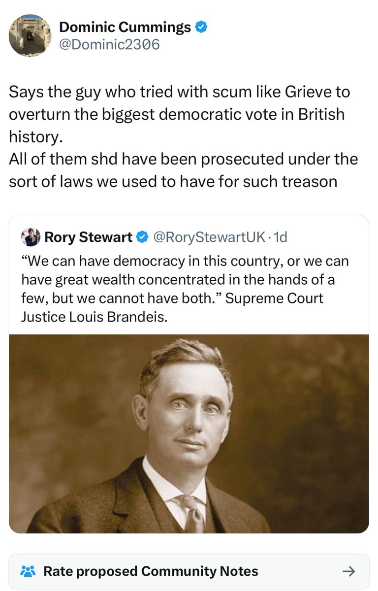 This is Dominic “20/20” Cummings saying Rory Stewart and Dominic Grieve should be hanged…right? I mean, there’s no other way to read this, is there?
