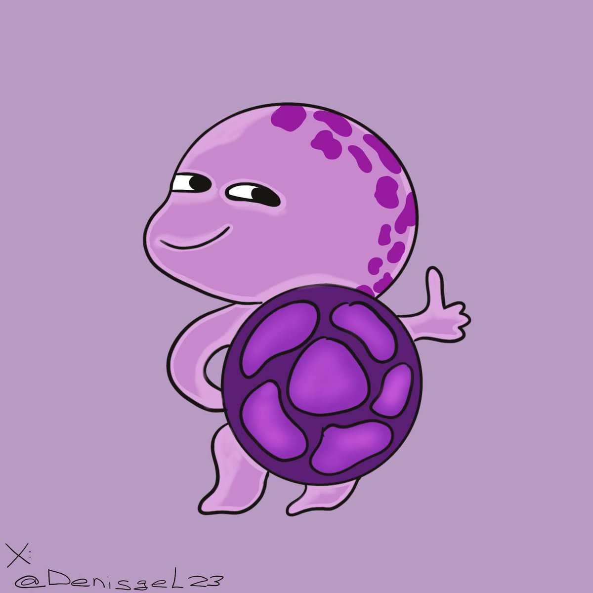 Denisgel23's tweet photo. @TalentumID
@monad_xyz
Tylie is a cute, purple creature with a round body and a shell-like pattern resembling a turtle’s shell.
#Tylie is friendly, curious, and a little shy, always ready for new adventures.
#mascot #nft https://t.co/siPKUYpQPy