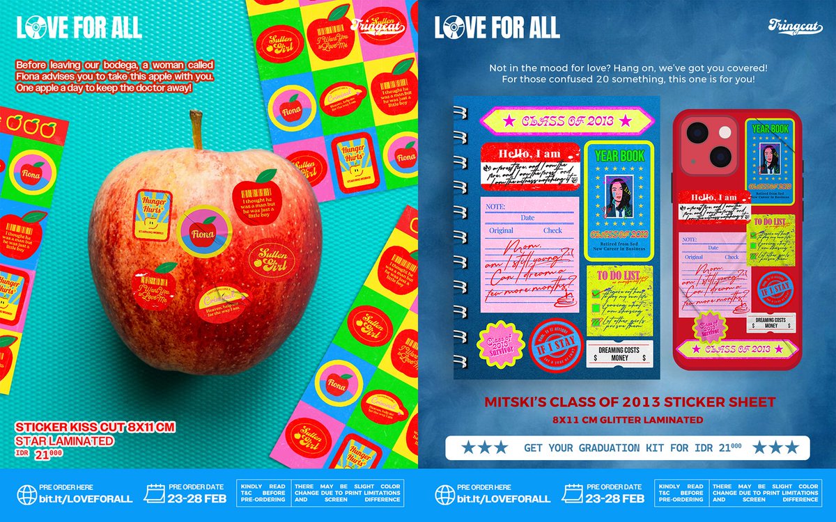 tringcat's tweet photo. reposts &amp; likes are appreciated! ♡

open pre order 23-28 feb
☆ https://t.co/QKghQ128rU ☆

sticker, keychain, pin movies &amp; songs related 🎵

tag: la la land, before sunrise, nosferatu, bones and all, gone girl, mitski, clairo, ethel cain, boygenius, fiona apple, etc https://t.co/EaCDGSy3F7