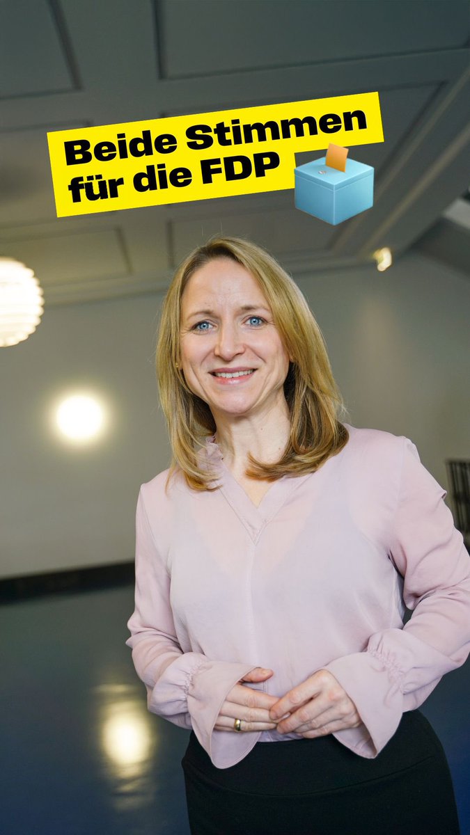 Heute kommt es darauf an: Eine Stimme für die FDP ist der Garant für Wachstum, Digitalisierung und Stärke! #jetztFDP