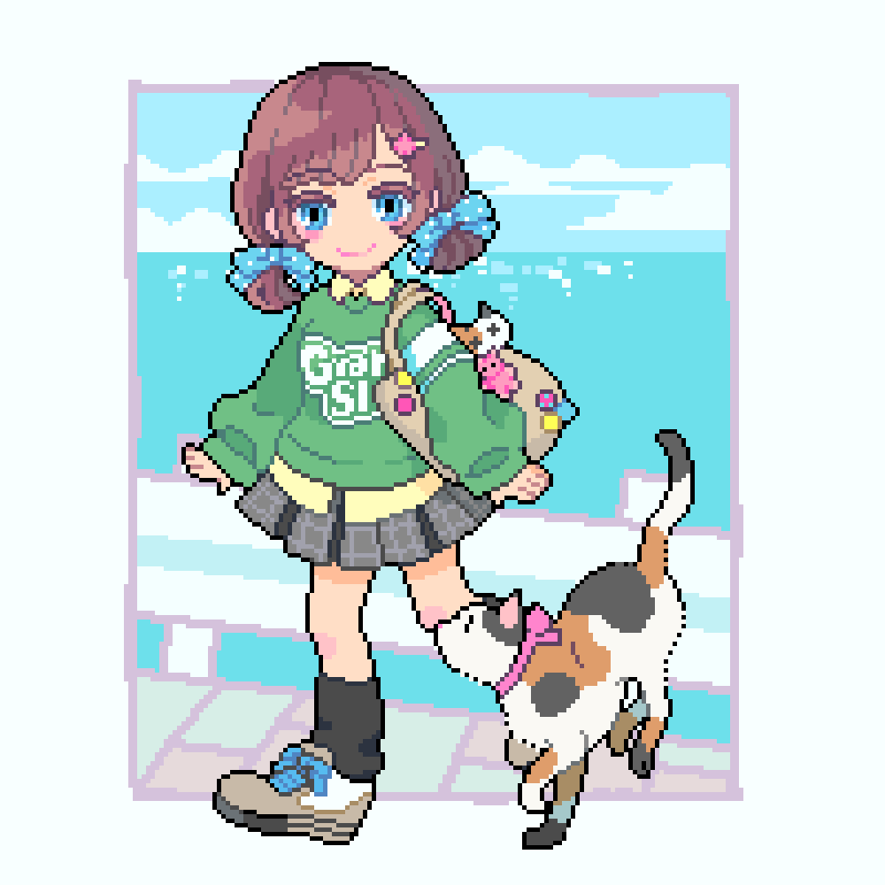 ねこの絵についてはちょっと企画を考えています。
ねこ描くのたのしかったから　もっと描きたいなって。