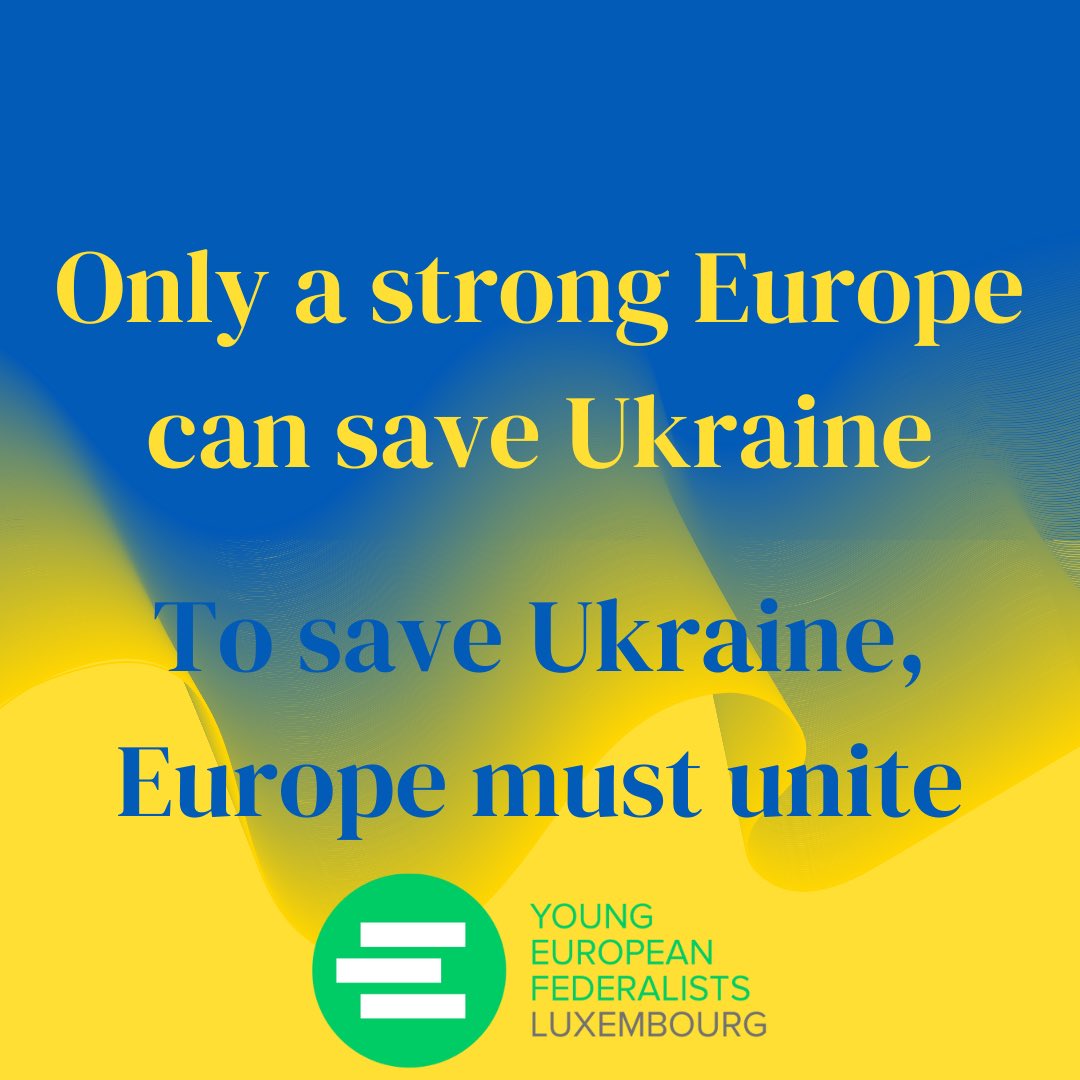 JefLuxembourg's tweet photo. The 24th of February marks the 3rd anniversary of the war in Ukraine.
For the past three years, we have borne witness to a brutal and morally reprehensible war waged by Russia against Ukraine.
Ukraine needs us now more than ever. Europe faces a choice: unite or be defeated https://t.co/eNzv6IdV1M