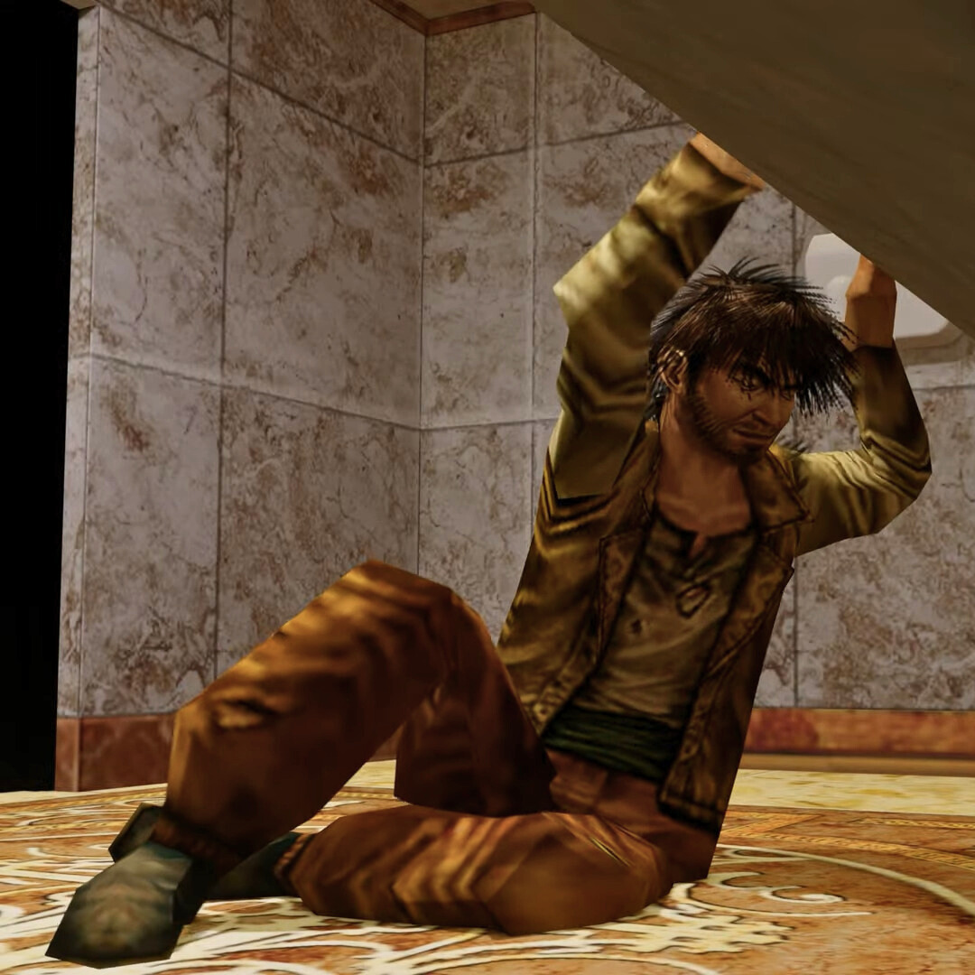 😵‍💫 Heavy weekend? One drink too many? Don't worry, we've all been there! Zongquan's not feeling too good either, now you mention it...

Have a restful Sunday everyone! 😴

Screenshot from Reclaiming the Path trailer by George Kitchen.

#SundaySHENanigans
#LetsGetShenmue4