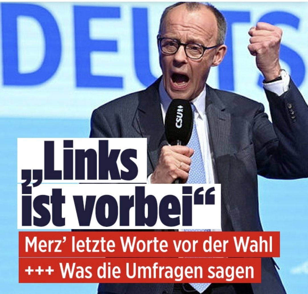 Das werden wir sehen. Heute bitte alle eine Partei wählen, die solche feuchten Fieberträume nicht ins Kanzleramt wählen wird! 
#DeshalbDieLinke