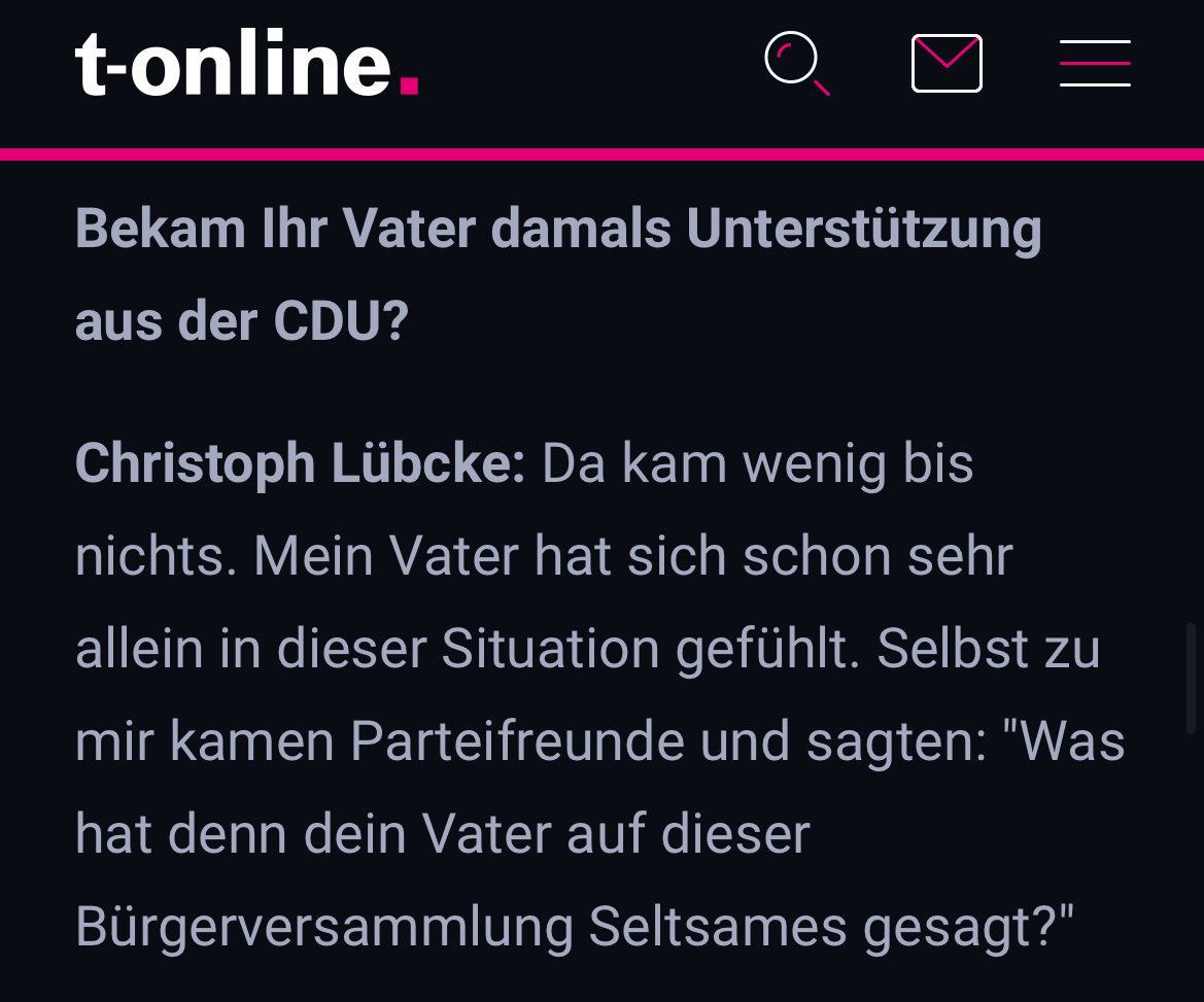 "Wo war die CDU, als Walter Lübcke ermordet wurde?"