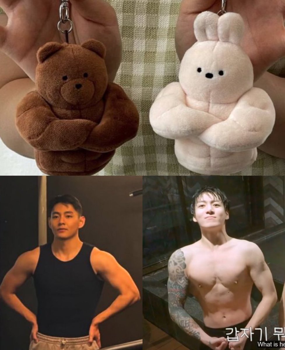 แล้วเหมือนจริง หมีกล้ามกับกระต่ายกล้าม 🤣🤣🤣🤣 ขอรูปคู่เทียบกันจะได้มั้ยคระะะะะะะะะะะะ