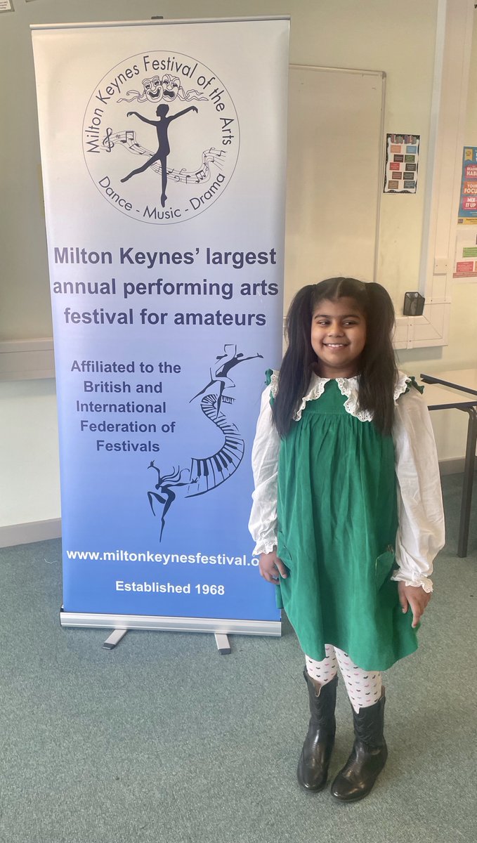 BGS_Arts's tweet photo. Yesterday five of our Junior School  S&amp;D Drama students took part of the Milton Keynes Festival of the Arts for Dance, Music and Drama. Florence, Inara and Aashna took part in verse, drama and reading  claases  while sisters Katarina &amp; Elis performed a duologue #bgscreative https://t.co/1uURHiZE9s