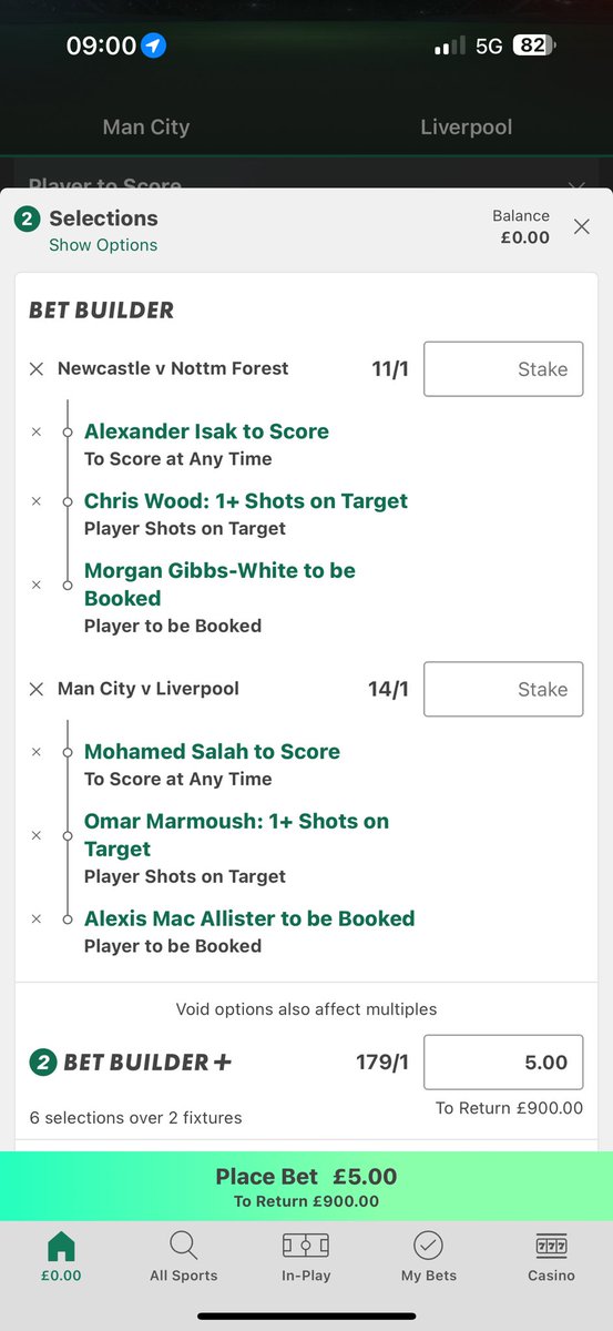 msportfever's tweet photo. @FootyAccums Better odds on 365 👍🏻 https://t.co/rAlaGokRX7