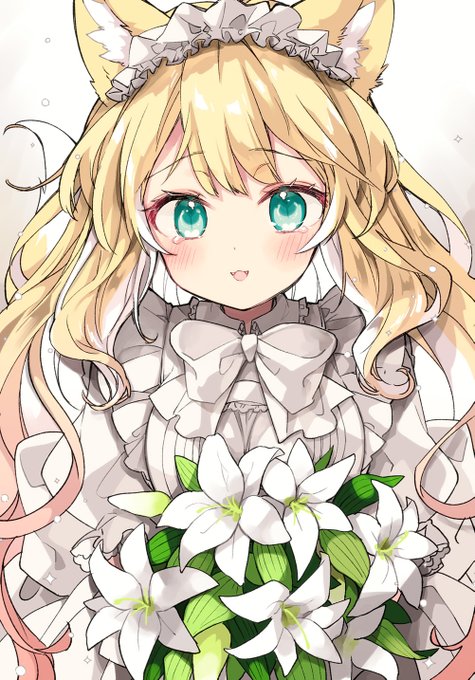 薔薇園のふわふわちゃん🌹 」|神吉李花☪️🐧のイラスト