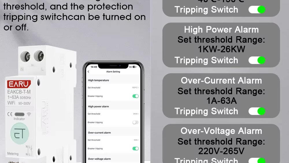 KumailKa6155886's tweet image. ⚡ Smart Circuit Breaker Alert! ⚡
Get the Tuya WiFi Smart Circuit Breaker 1P 63A for only PKR 5131.36 (50% off)!
👉 Grab it now: [s.click.aliexpress.com/e/_opQjyna]
#SmartCircuitBreaker #EnergyMonitoring #AliExpressFinds