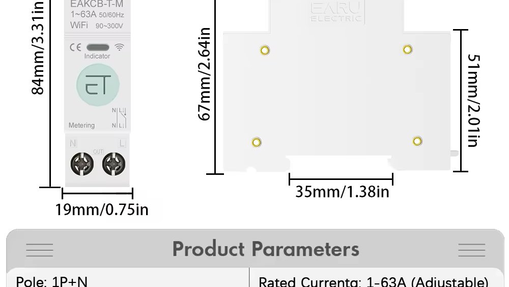 KumailKa6155886's tweet image. ⚡ Smart Circuit Breaker Alert! ⚡
Get the Tuya WiFi Smart Circuit Breaker 1P 63A for only PKR 5131.36 (50% off)!
👉 Grab it now: [s.click.aliexpress.com/e/_opQjyna]
#SmartCircuitBreaker #EnergyMonitoring #AliExpressFinds