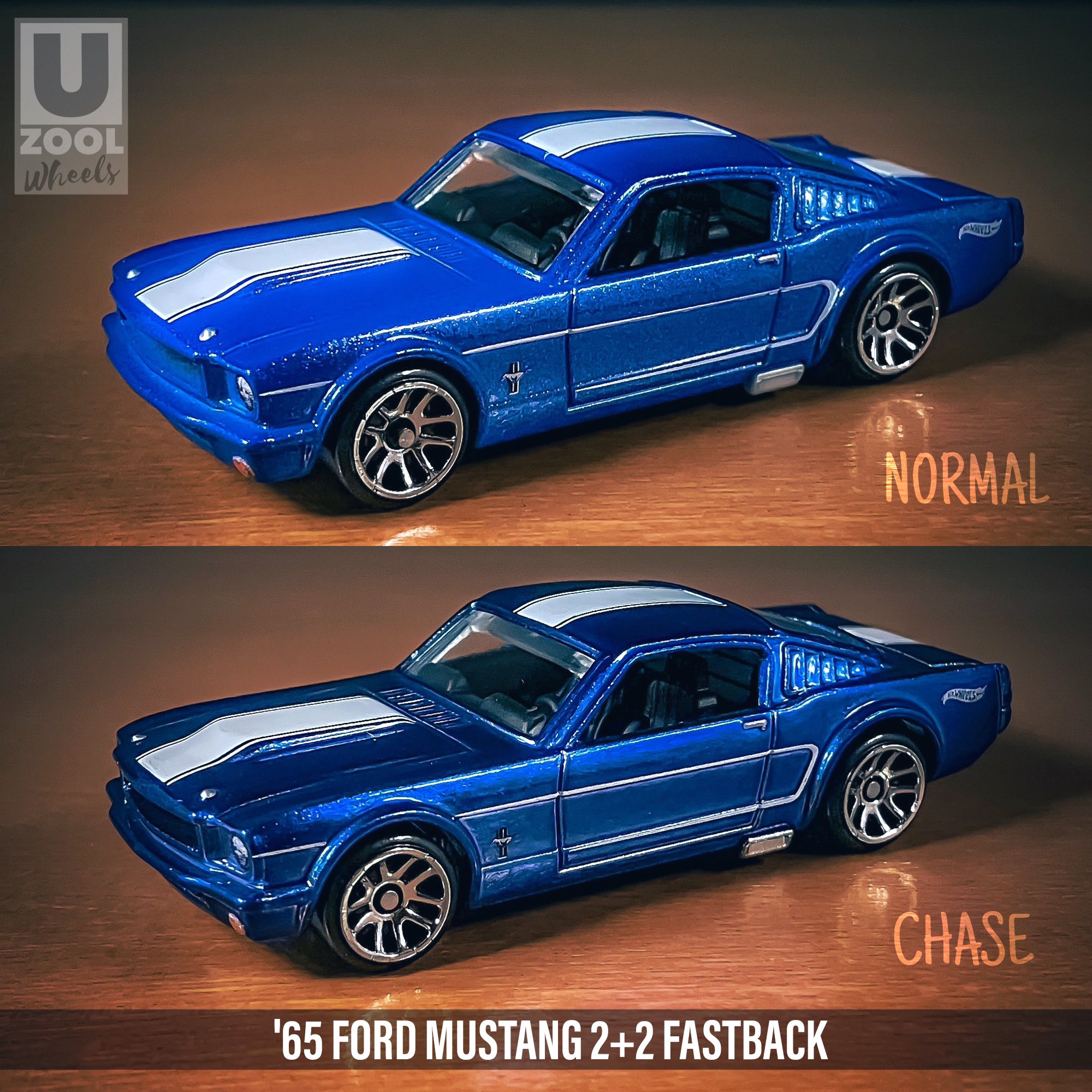 ホットウィール　マスタング 65 ファストバック　チェイス チェイスカー】 HOTWHEELS(ホットウィール) セレブレーション