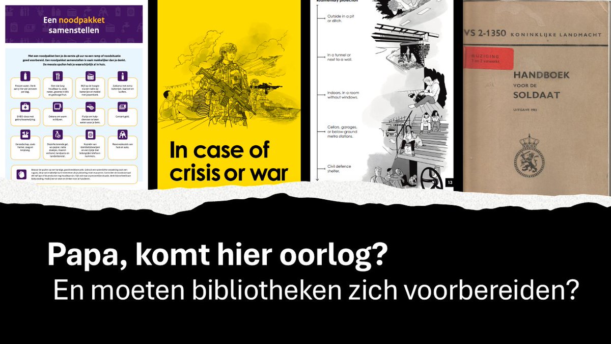 'Papa, komt hier oorlog?' vroeg mijn jongste? We zijn in  tijden terecht zijn gekomen die we lang niet voor mogelijk hielden. En wat moeten bibliotheken hiermee? Ik doe een voorzet voor een gesprek hierover: markdeckers.net/2025/02/papa-k…