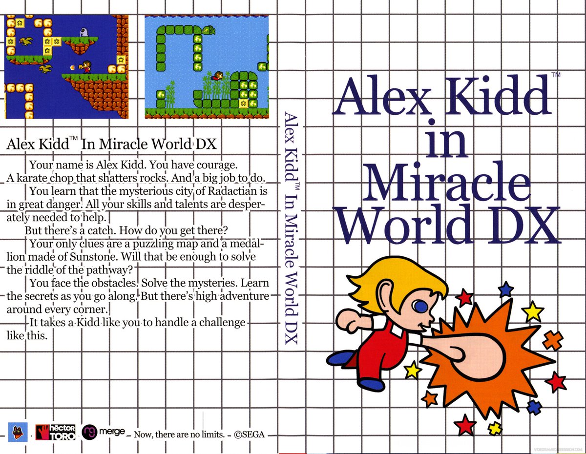 matthewhenzel's tweet image. HQ Scans (front and back) of Switch - Alex Kidd in Miracle World DX. #VGOScans