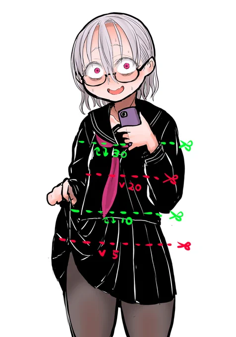 《いいね・RTで服が切れるやつを下方修正する承認欲求の獣、ひなこ》(伝説のクリーチャー) 
