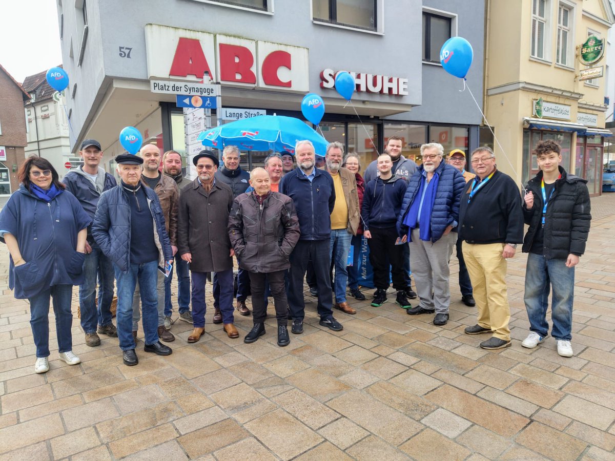afdmindenluebbe's tweet photo. Heute mit beiden Stimmen AfD wählen für die politische Wende zurück zu Vernunft und Verstand statt grün-woker Ideologie und Wirtschaftsvernichtung!
#minden #badoeynhausen #portawestfalica #hille #petershagen #hüllhorst #lübbecke #stemwede #rahden #preußischoldendorf #espelkamp https://t.co/FJQn6sIBzo