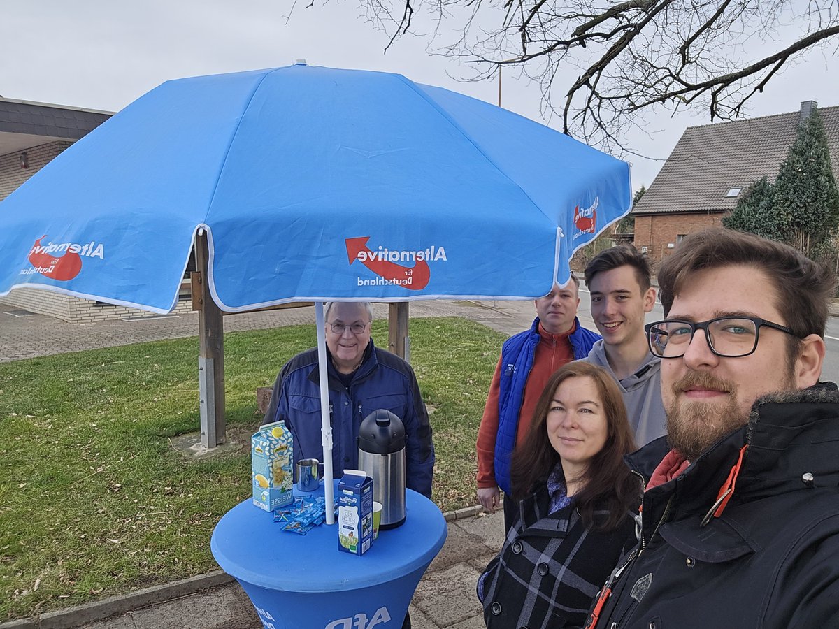 afdmindenluebbe's tweet photo. Heute mit beiden Stimmen AfD wählen für die politische Wende zurück zu Vernunft und Verstand statt grün-woker Ideologie und Wirtschaftsvernichtung!
#minden #badoeynhausen #portawestfalica #hille #petershagen #hüllhorst #lübbecke #stemwede #rahden #preußischoldendorf #espelkamp https://t.co/FJQn6sIBzo