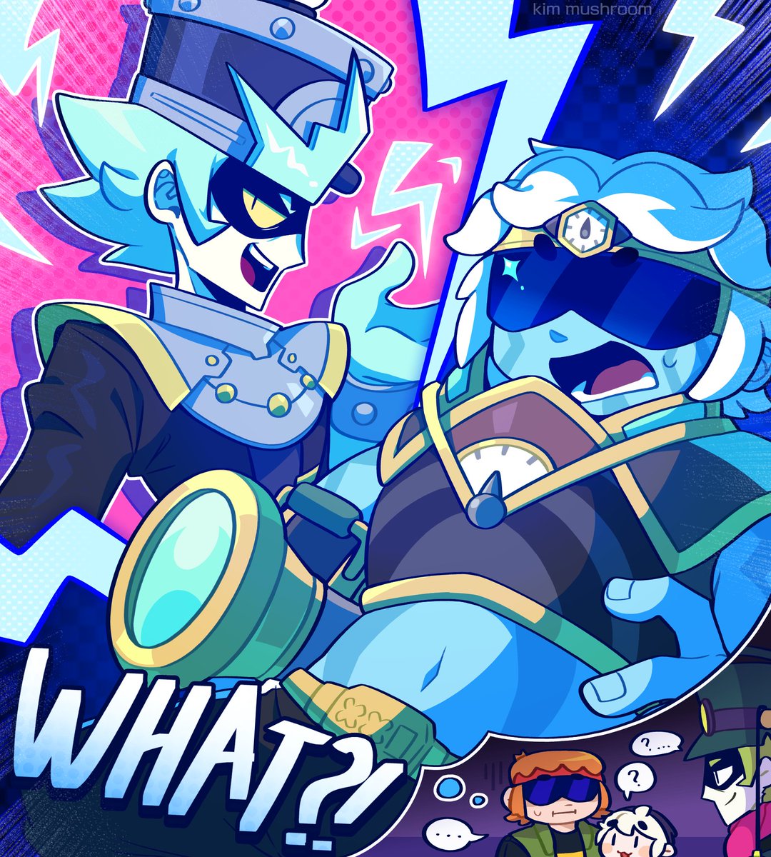 ELECTROID CHUCK &amp; 
EQUILIBRIUM BUSTER ⚡️⏳️💥💥
#BrawlStars #브롤스타즈
#BrawlStarsArt #ブロスタ