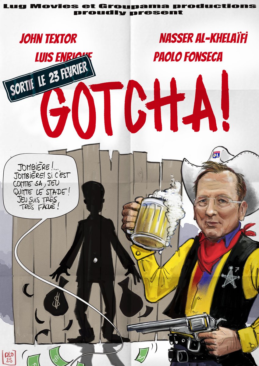 Humeurs_Rlo's tweet image. 🌵🌵🤠MATCH DAY 🤠🌵🌵
... parce que le foot n&apos;est pas 
qu&apos;une poignée de Dollars ... 

#OLPSG #Textor #Nasser #teamOL 
...et parce qu&apos;on aime le cinéma...