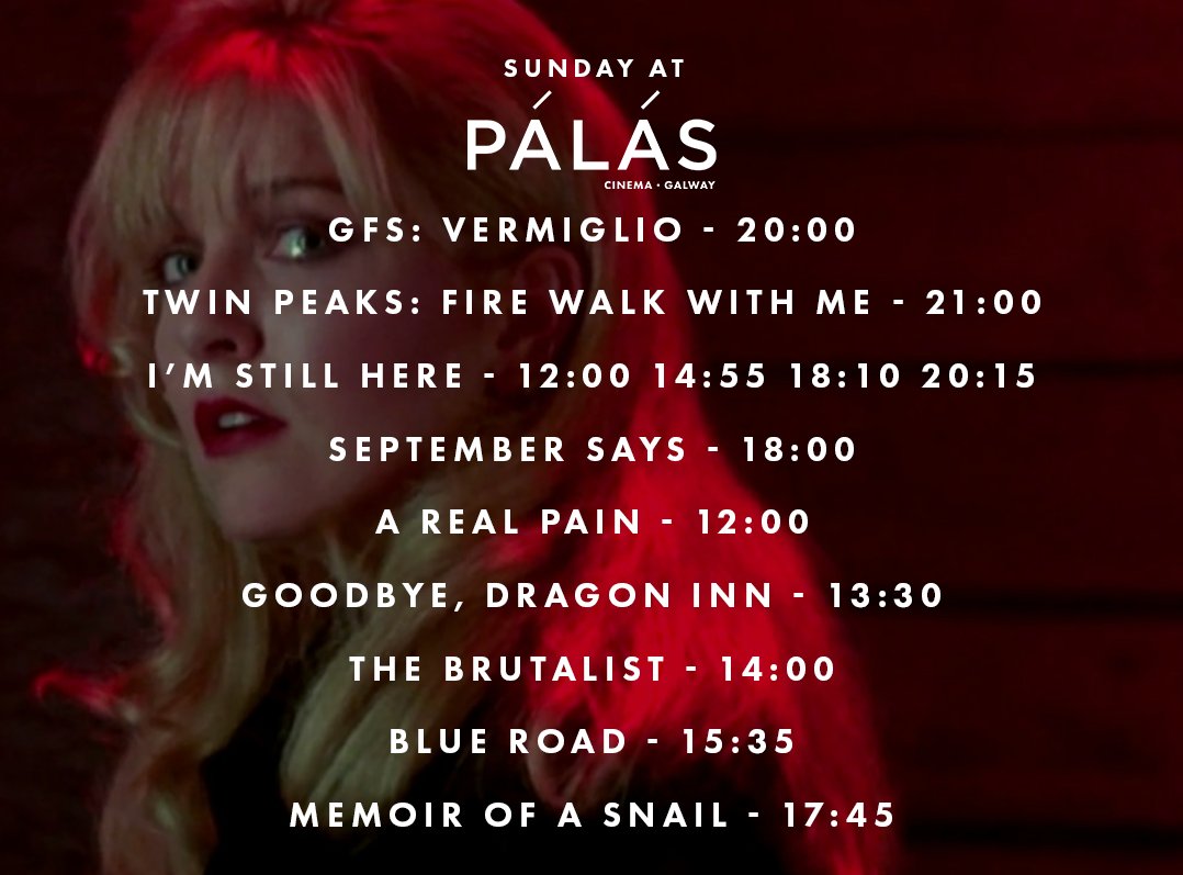 🎟️ &amp; 🕰️ palas.ie