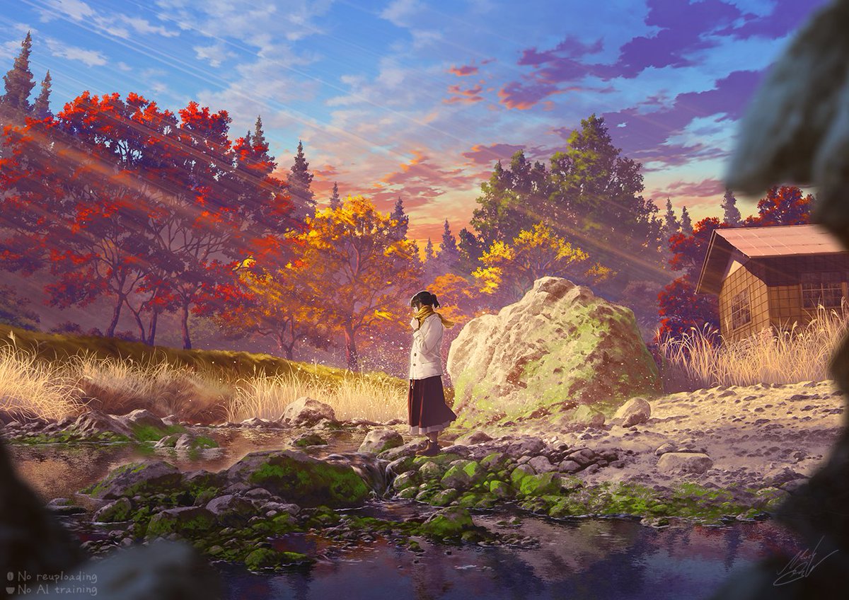 四季の風景絵 「 春 夏 秋 冬 」