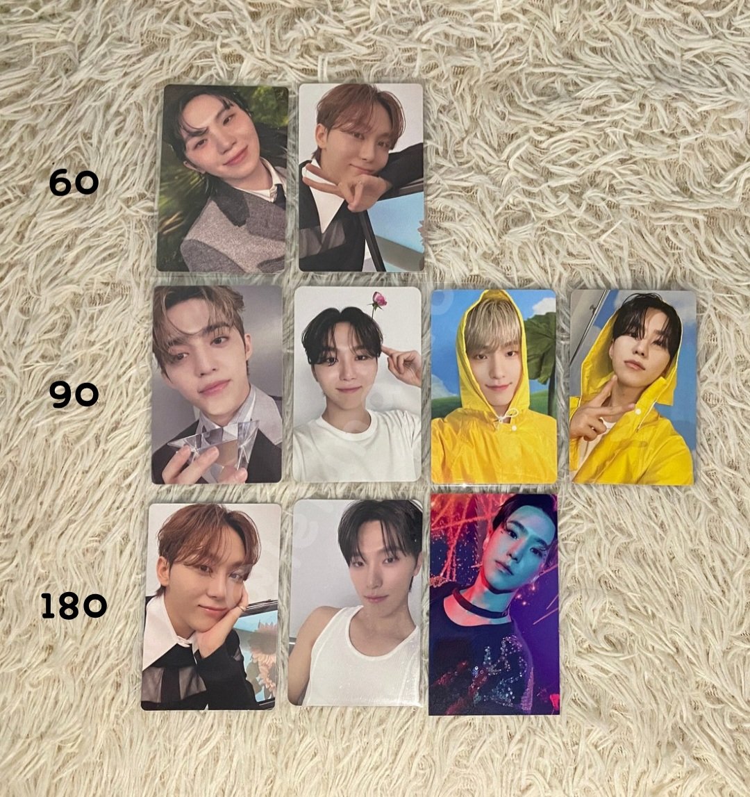 hamsiloq's tweet photo. wts lfb seventeen photocards merch

– onhand from ph seller
– dop - 50% dp - 24 hrs from oc, rembal - 1 week
– mod: jnt, lbc, ggx, sdd

reply to claim!

🏷 svt seventeen 17 is right here scoups jeonghan jun the8 joshua dk mingyu vernon seungkwan wonwoo hoshi dino woozi https://t.co/Zr5oERFESZ