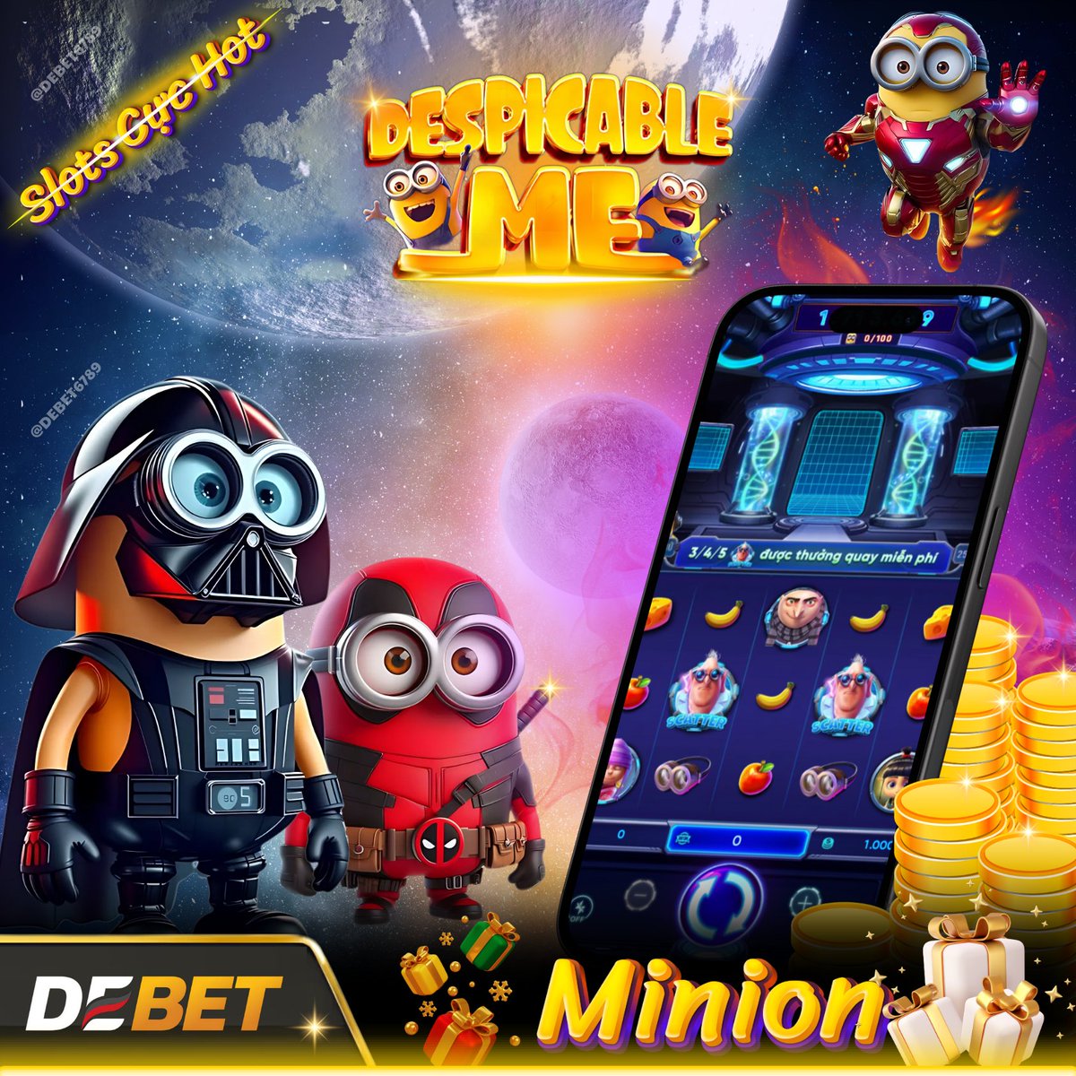 debet68's tweet photo. GA/MES HOT Minion
Được cải tiến từ bộ phim hoạt hình với giao diện bắt mắt, dễ chơ/i dễ trún/g thưởn/g
Tham gi/a KÊNH để biết thêm chi tiết
- Fanpage chính thức : https://t.co/CfdBFBs2m6
- Kênh tiktok : https://t.co/BtSDO7fFYY #debetcskh #debetofficial #debet https://t.co/nhkVpZjpFa