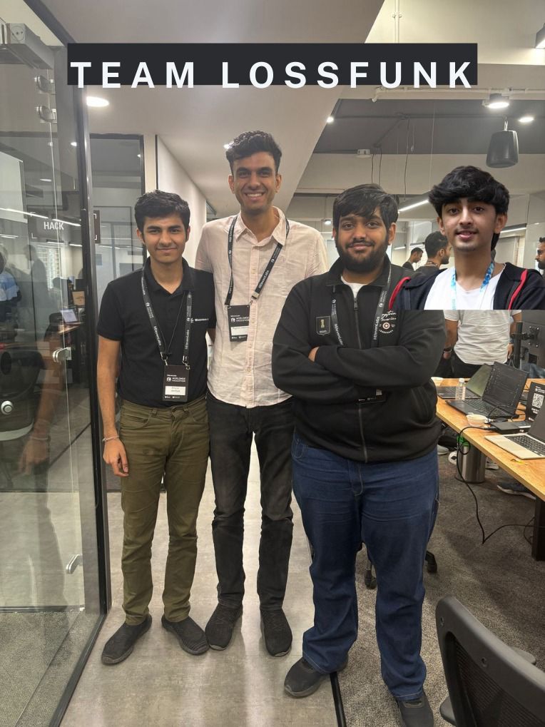 paraschopra's tweet photo. Feeling proud 🫡

@lossfunk team won the 1st prize at the @elevenlabs hackathon at Bangalore today.

@wjayesh, @v_j_s_1, @vitransformer and @adithya_s_k built Hitchock, a multi-agent system that automates the movie production script to screen.

Check out their demo below 👇 https://t.co/E1Y09Zb8fP