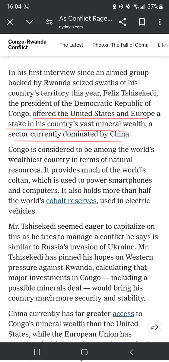 tomcloseOG's tweet photo. The real reason #USA chose the side of the oppresor instead of the oppressed is clear. Sanctioning Rwanda's General #Kabarebe and #AFC's Kanyuka was payback for Congo's mines. According news circulating online, #Congolese are on their own!  #M23 #Rwanda
https://t.co/FUhdPJaRJv https://t.co/ZXZHGdThOW