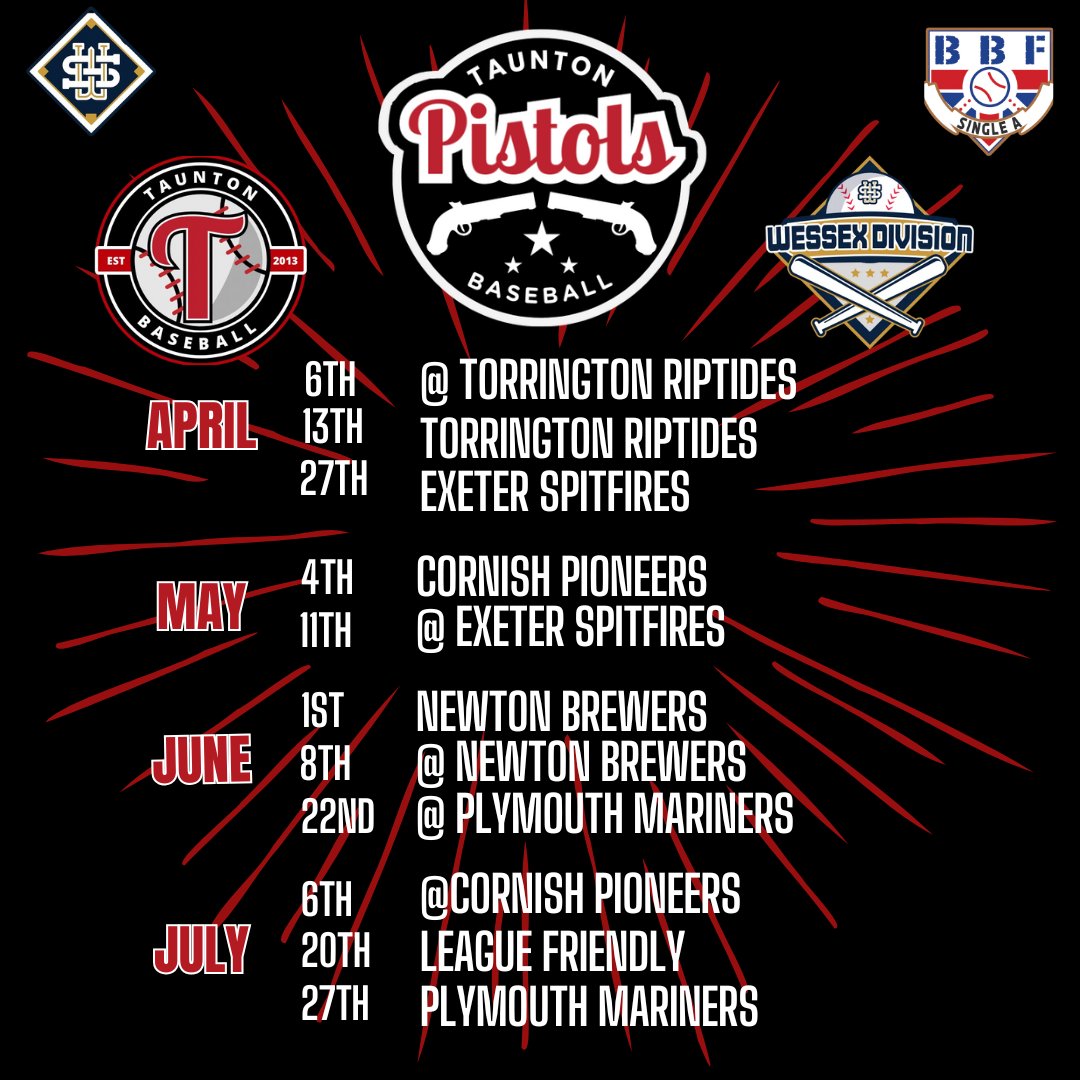 ⚾ Not long to go until the start of the 2025 <a href="/swbleague/">South West & Wales Baseball League</a> season.