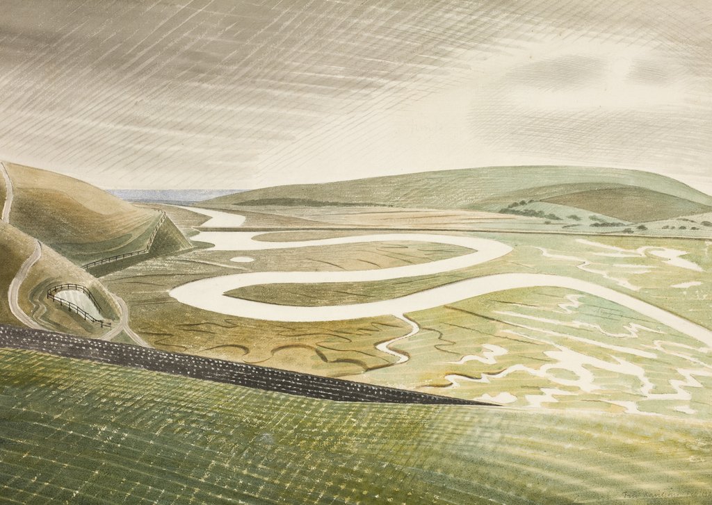 Ravilious (@ravilious1942) on Twitter photo Cuckmere Haven, Eric Ravilious, 1939. The original artwork is in the collection of <a href="/TownerGallery/">Towner Eastbourne</a>. #Sussex #EastSussex #SouthDowns Cuckmere Haven, Eric Ravilious, 1939. The original artwork is in the collection of <a href="/TownerGallery/">Towner Eastbourne</a>. #Sussex #EastSussex #SouthDowns