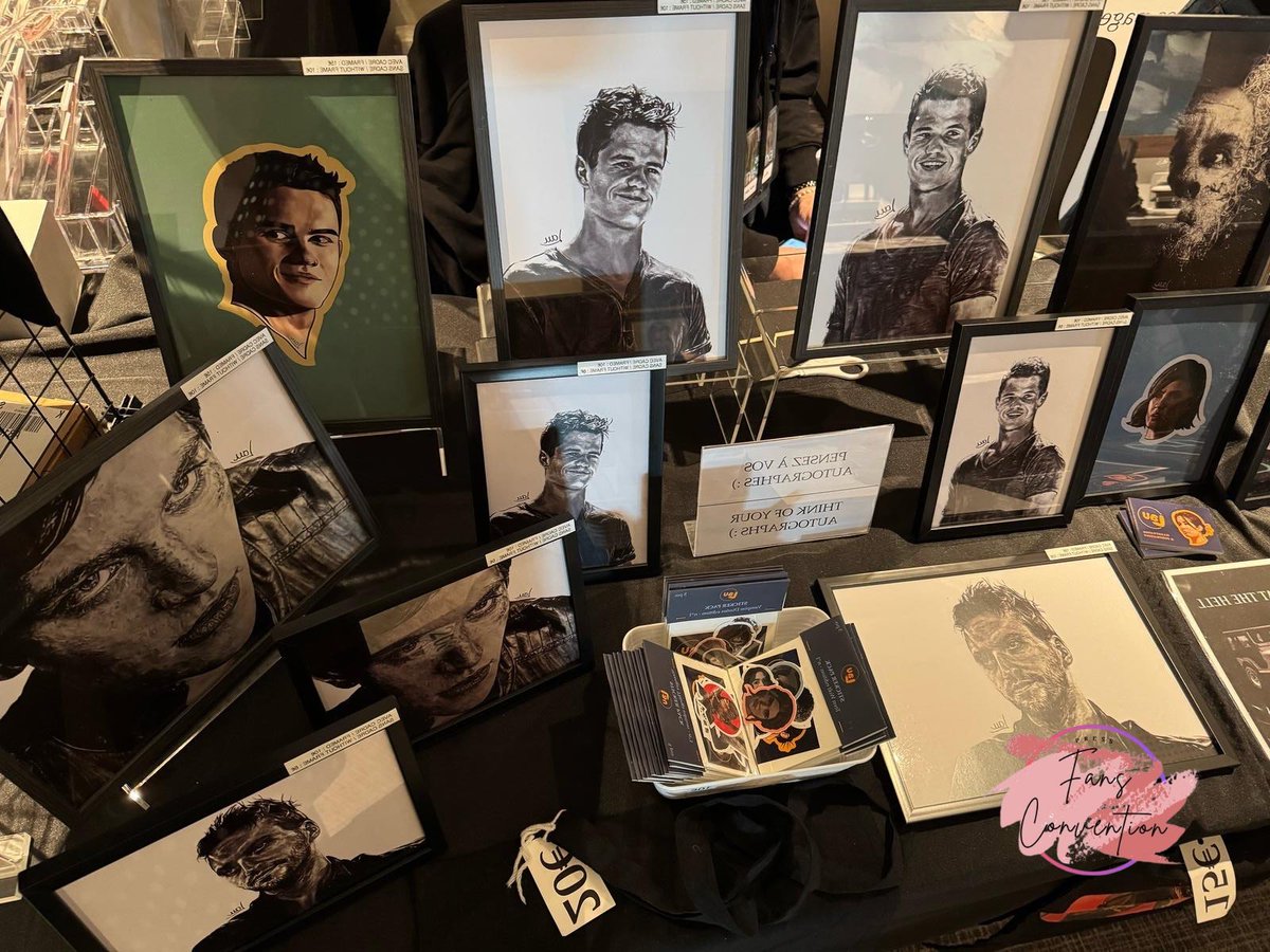 FansConvention's tweet photo. N’hésitez pas à aller voir Lau4art à son stand afin de lui donner de la force les wolfies et grounders🩷🥹 https://t.co/4bPQF09fNu