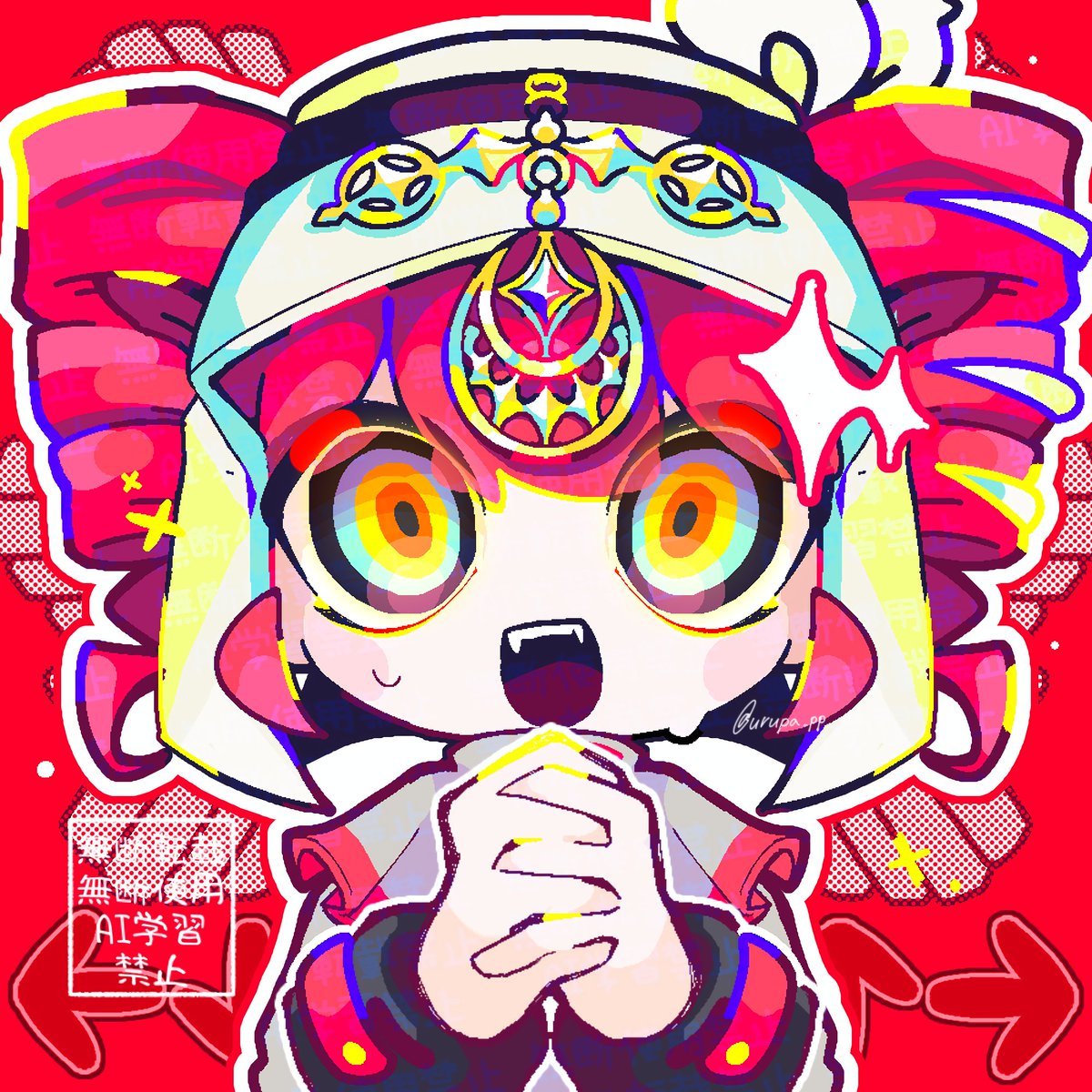 ファンアート】ニャルラト / 藤原ハガネ #ボカコレ2025冬 #ふじわら