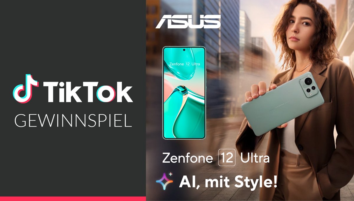 alternate_de's tweet photo. 📣 GEWINNSPIEL-Hinweis🏆➡️ https://t.co/DWDWB1iWbW

Wir verlosen auf #TikTok aktuell ein brandneues @asusde Zenfone 12 Ultra 📲 im Wert von rund 1.000€! Vielleicht schon bald dein neuer Alltagsbegleiter? 😊

Alle Infos &amp; die Teilnahmebedingungen unter: https://t.co/e71L6ghlFc https://t.co/E8TR052oN6