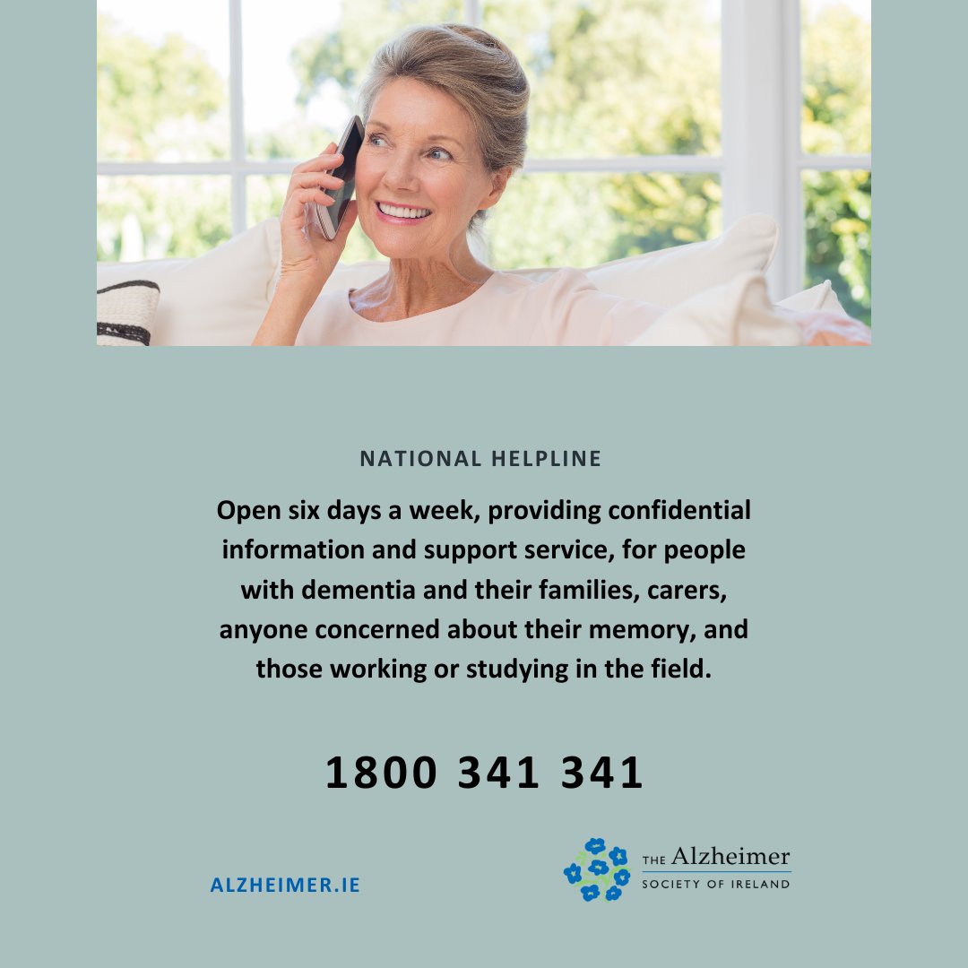 The Alzheimer Society of Ireland (@alzheimersocirl) on Twitter photo Today is #HelplinesAwarenessDay2025! 🌟 Celebrating our incredible helpline and information team for supporting those with dementia and family carers. Thank you! 💜 Need help? Call 1800 341 341 or email helpline@alzheimer.ie 📞 #ThePowerOfHelplines Today is #HelplinesAwarenessDay2025! 🌟 Celebrating our incredible helpline and information team for supporting those with dementia and family carers. Thank you! 💜 Need help? Call 1800 341 341 or email helpline@alzheimer.ie 📞 #ThePowerOfHelplines