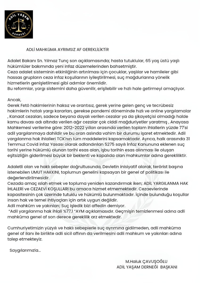 Arkadaşlar <a href="/AdilYasamResmi/">Adil Yaşam Derneği</a> 
Hazırlamış olduğu görseli kullanalım.

YüzYılAffı BarışıSağlar