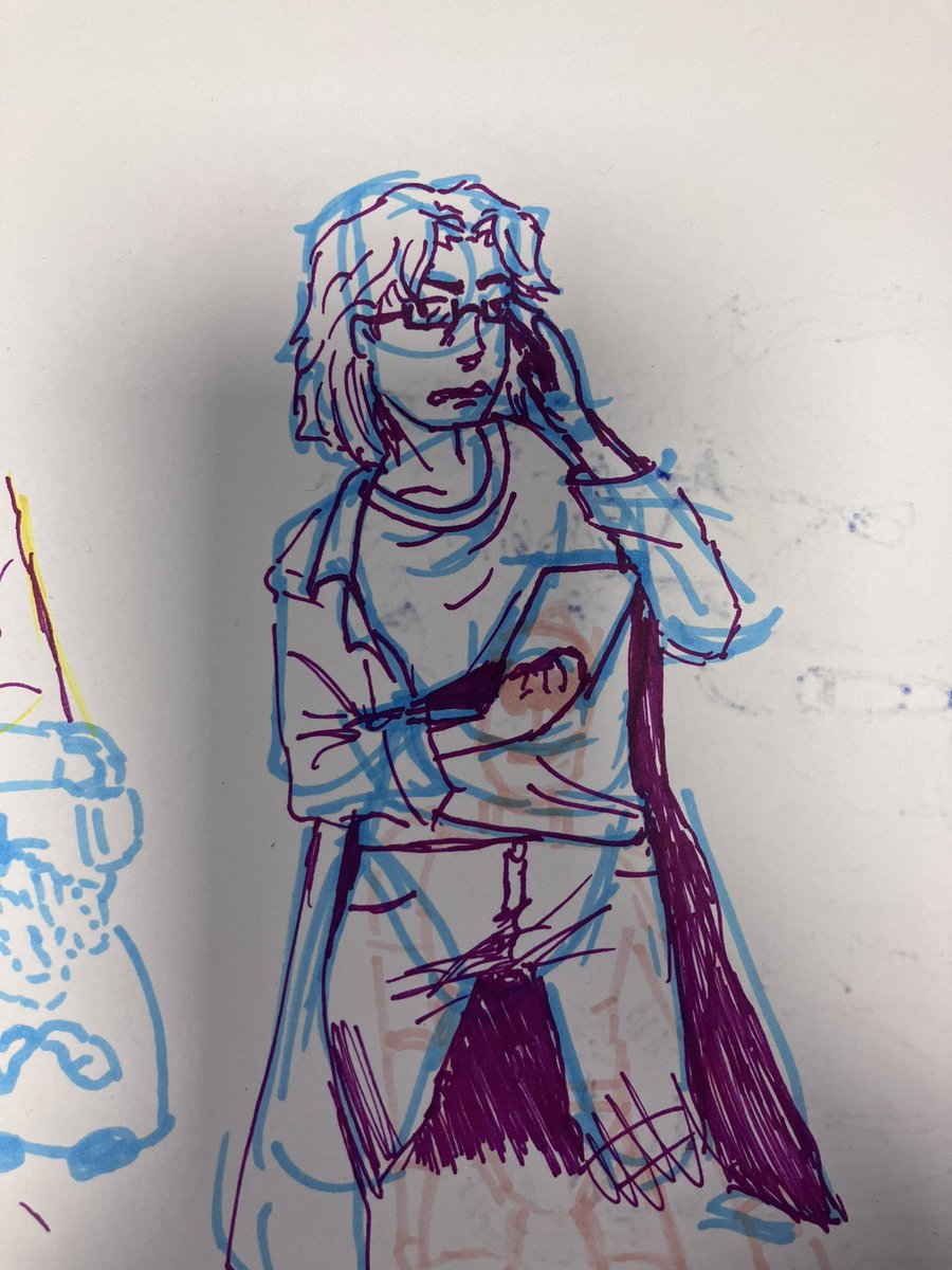 The way my art has declined so fuckin bad lately..anyway work doodles of morvay, liquid snake, and octagon 😙