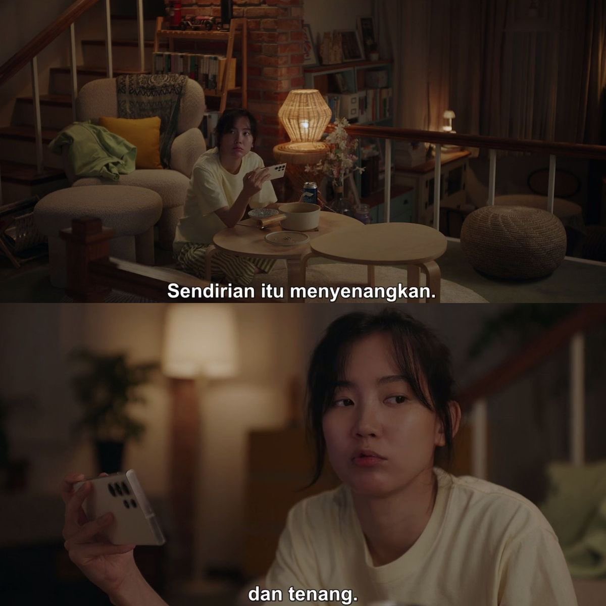 Aku setelah capek bersosialisasi: