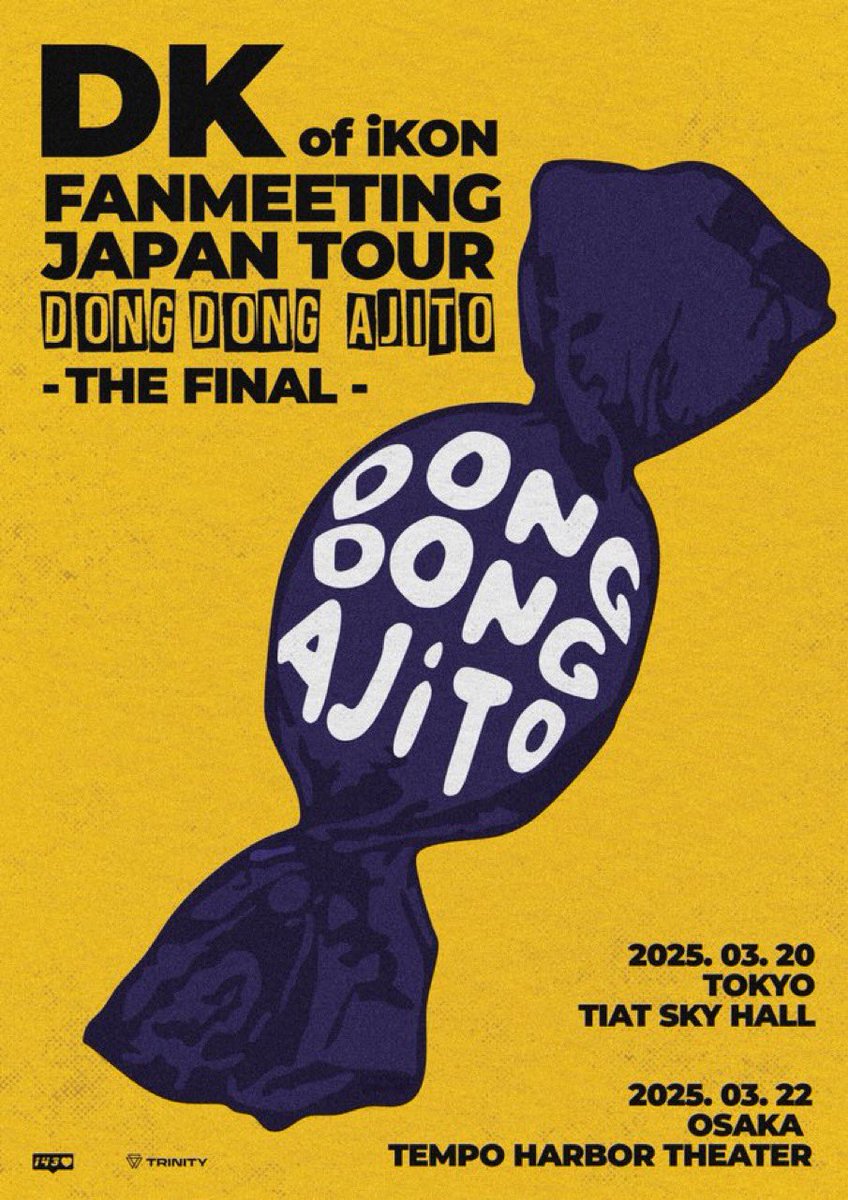 【拡散希望】

DK iKON FANMEETING JAPAN TOUR DONGDONG AJITO
 -THE FINAL- にて！

❤️ドンヒョクへのお手紙受け付けます❤️

東京、大阪両日いますのでお声掛けください！(当日にDMでご連絡いただければお受け致します✨)