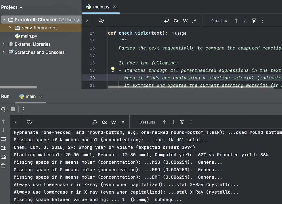 ChristmannGroup's tweet image. Thanks to everyone who shared their suggestions via DM or in the comments on expanding automated 🧪 SI checking. It’s evolving, thanks to #VibeCoding #ChemPython #DataScience