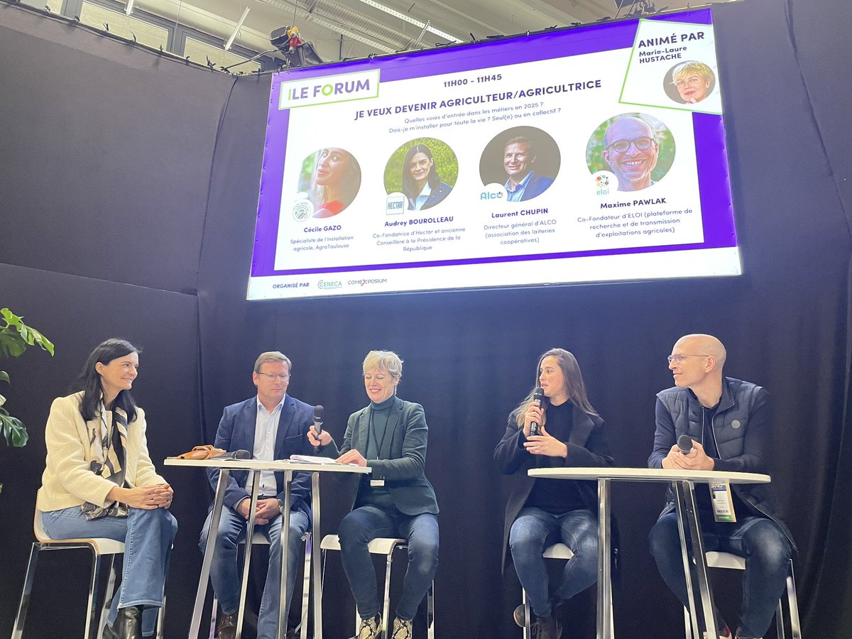 Francois Purseigle (@fpurseigle) on Twitter photo « Je veux devenir agriculteur/agricultrice » en ce moment au <a href="/siapro_paris/">SIA'PRO</a> avec <a href="/Cecile_Gazo/">Cécile Gazo</a> <a href="/INPAgroToulouse/">Toulouse INP - AgroToulouse</a> <a href="/A_Bourolleau/">Audrey Bourolleau</a> co-fondatrice d’Hectar, Laurent Chupin directeur général d’Alco et <a href="/maximepawlak/">Maxime Pawlak</a> <a href="/eloiAgriculture/">eloi</a> « Je veux devenir agriculteur/agricultrice » en ce moment au <a href="/siapro_paris/">SIA'PRO</a> avec <a href="/Cecile_Gazo/">Cécile Gazo</a> <a href="/INPAgroToulouse/">Toulouse INP - AgroToulouse</a> <a href="/A_Bourolleau/">Audrey Bourolleau</a> co-fondatrice d’Hectar, Laurent Chupin directeur général d’Alco et <a href="/maximepawlak/">Maxime Pawlak</a> <a href="/eloiAgriculture/">eloi</a>