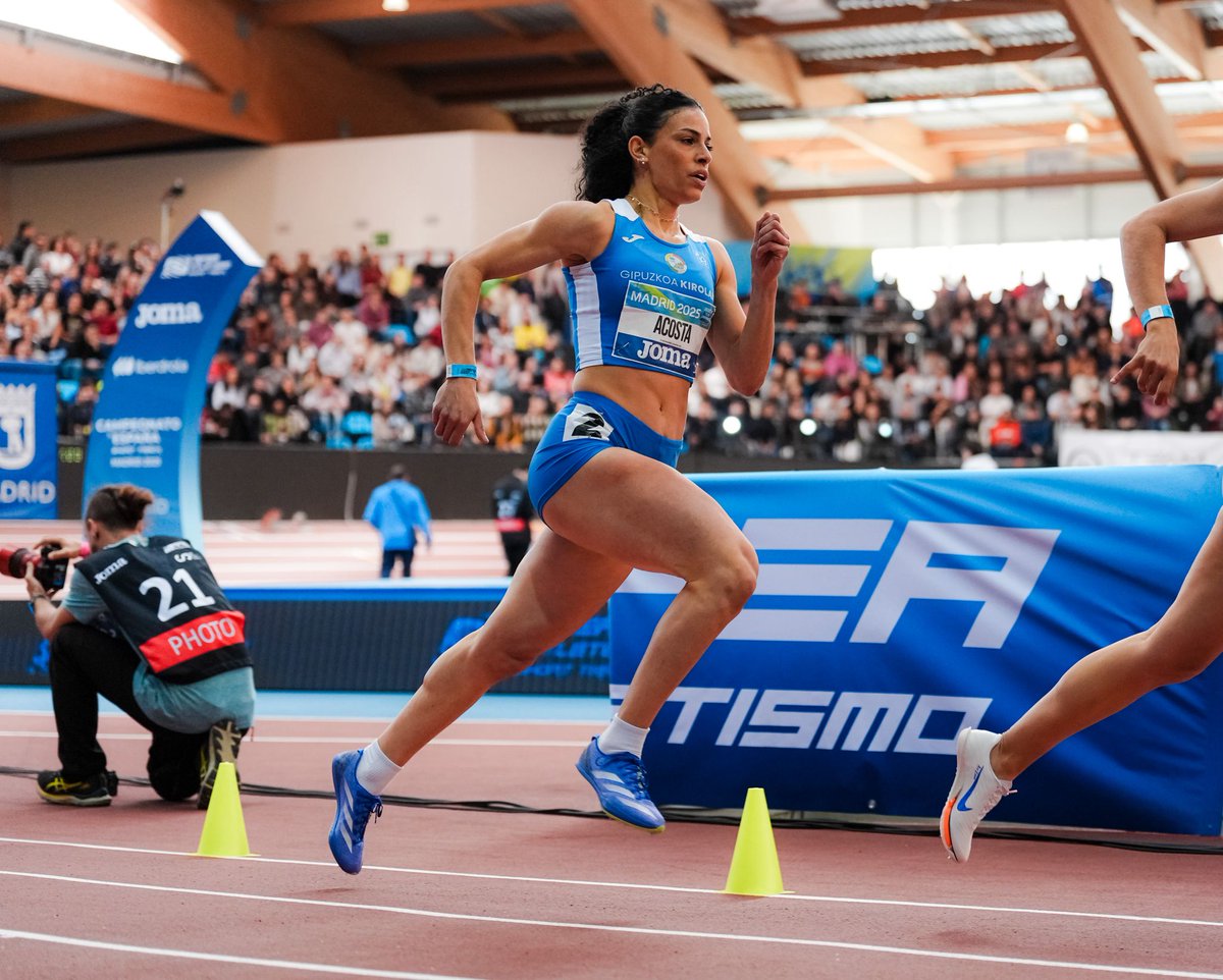 CTO. 🇪🇸 ABSOLUTO ST
(22/02/2025, Madrid)

Dña. Bianca Acosta Mercado (<a href="/Biaannca__/">Bianca 🌌</a>):

1️⃣2️⃣ en 400 con 54.32 (pb)

✅ Récord <a href="/FEDOMATLE/">Federación Dominicana de Atletismo</a>
✅ Récord <a href="/FRAtletismo/">FRAtletismo</a>
✅ Récord <a href="/Atletiko_SS_atl/">AtleticoSS Atletismo</a>

<a href="/COLIMDO/">Comité Olímpico Dominicano</a> <a href="/riojadeporte/">La Rioja Deporte</a> <a href="/LogronoDeporte/">Logroño Deporte</a> <a href="/CapellanGonzalo/">Gonzalo Capellán</a> <a href="/conrado_escobar/">Conrado Escobar</a> <a href="/cesaram71/">César Álvarez</a> <a href="/ChemaJodra/">Chema Jodra</a>