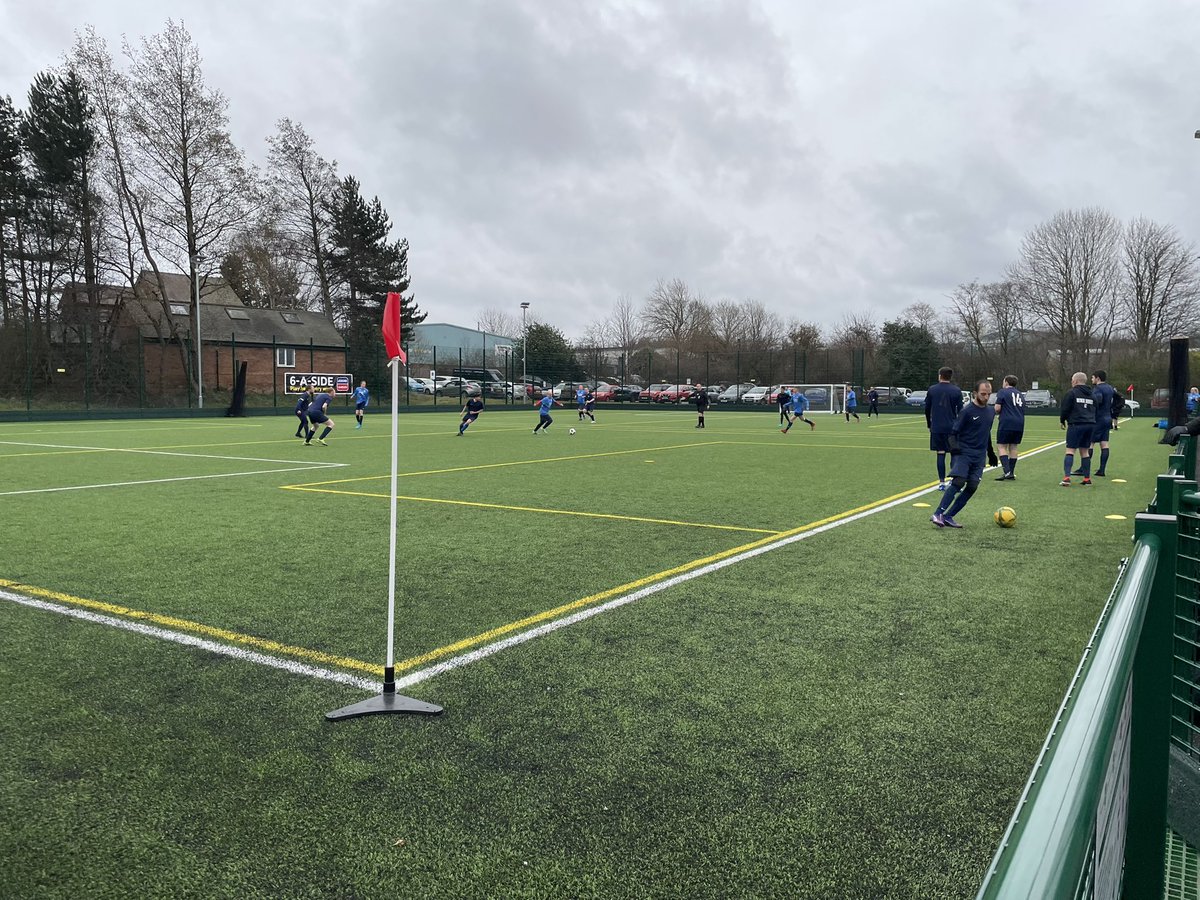 At Woodbourn Road for the SHCFA Pan Disability league.  Here we go⚽️😀