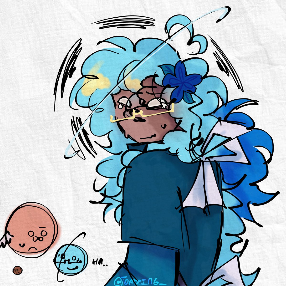 TOMZING_'s tweet photo. drew him on the plane too

he probably wont go insane since hes focused on finding x but whatever

#solarings #solarballs https://t.co/Vh23MqyDkC