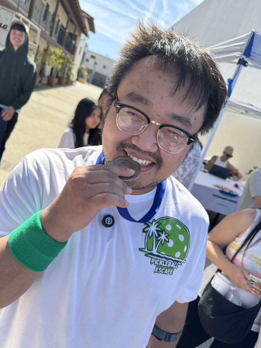 So I won the tournament. I bumped up in levels and we just had an insane run. We came back from 0-8, and 7-11. I’m so thankful for everyone that came out to support. I didn’t think I’d even get a medal, but we went 7-0 for the day and won it all. The playoffs was insane! Thanks