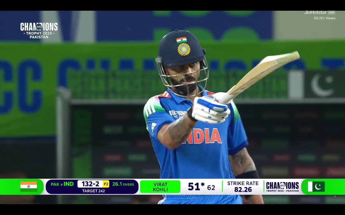 VIRAT KOHLI HAS 124 FIFTY PLUS SCORE FROM 287 INNINGS IN ODIs 🤯 #IndvsPak