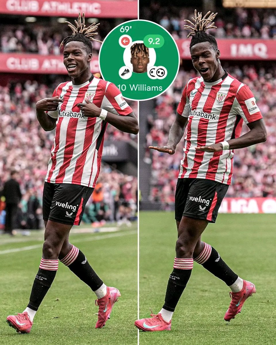 MarksonFc's tweet photo. Nico Williams hits a brace as Athletic destroy Real Valladolid in an EIGHT-goal LaLiga thriller 😮‍💨🔥🍿 https://t.co/eAuERQc5aU