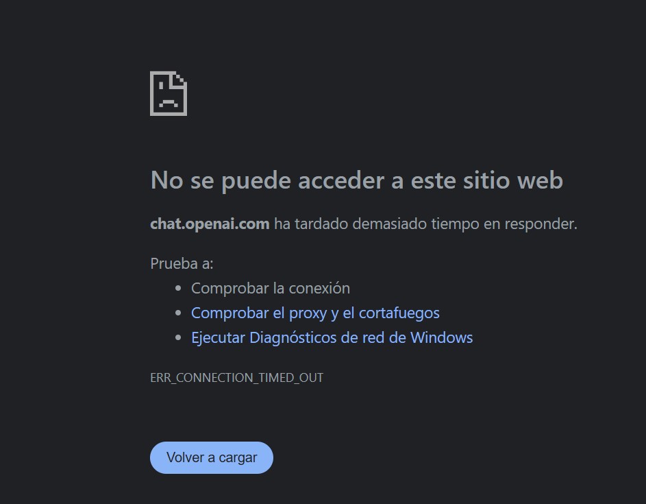 El Real Madrid se inicia en 3 minutos, y con el bloqueo de CloudFlare por parte de Movistar y Digi, no va ni ChatGPT.... Pues nada, a activar la VPN mientras los que ven fútbol pirata no experimentarán ningún problema.