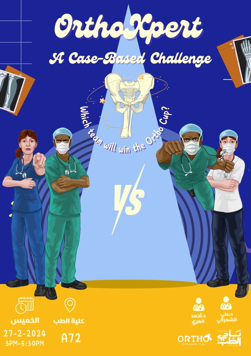 Under pressure, brilliance shines! 🌟

#OrthoXpert challenges your quick thinking and teamwork with real-time clinical cases 🦴

Register now: docs.google.com/forms/d/e/1FAI…